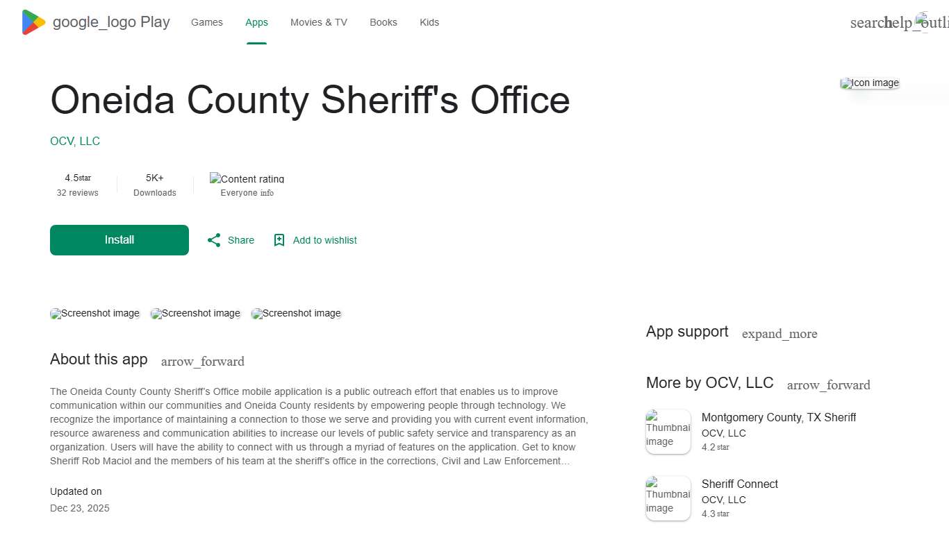 Oneida County Sheriff's Office - Apps on Google Play